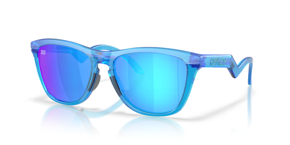 Oakley Frogskins Hybrid Sunglasses Fabio Quartararo Signature Series w/Matte Acid Blue Frame & Prizm Sapphire Lenses