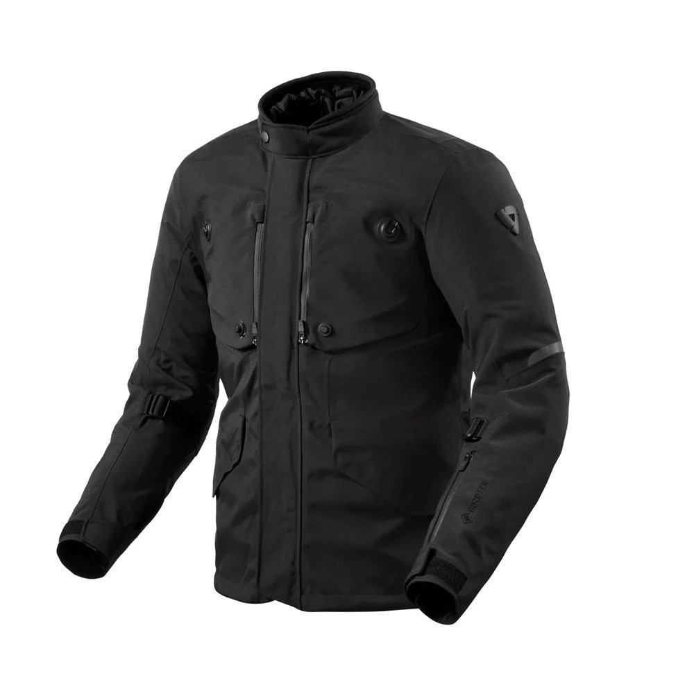 REV'IT! Trench 2 GTX Black Textile Jacket