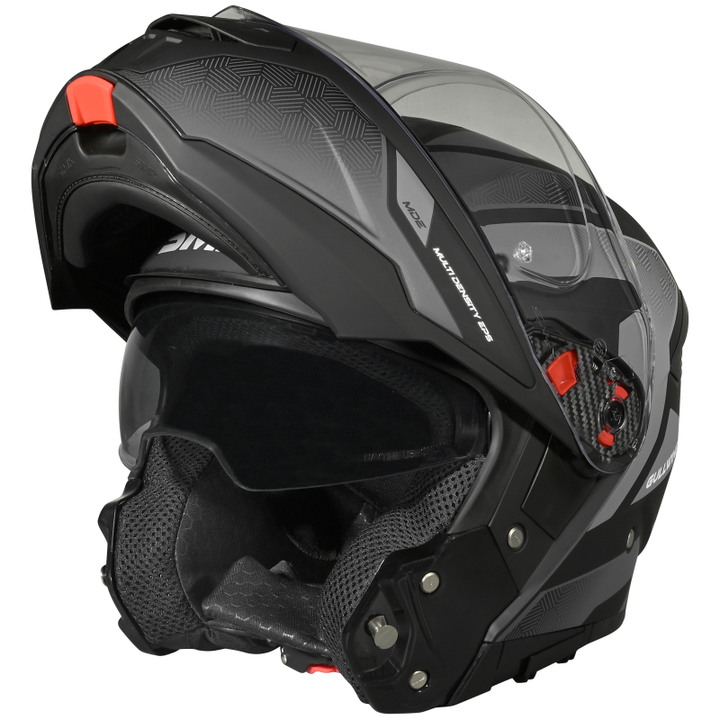SMK Gullwing Sonic Matte Black/Grey MA266 Helmet