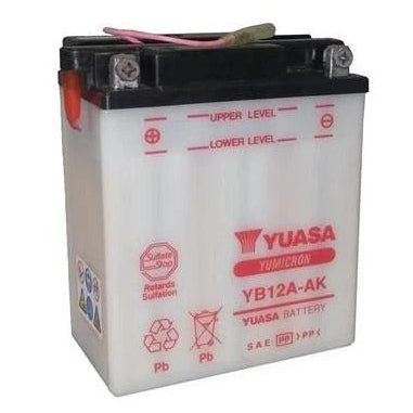 Yuasa YB12A-AK Yumicron Series 12V 10Ah/165CCA Battery