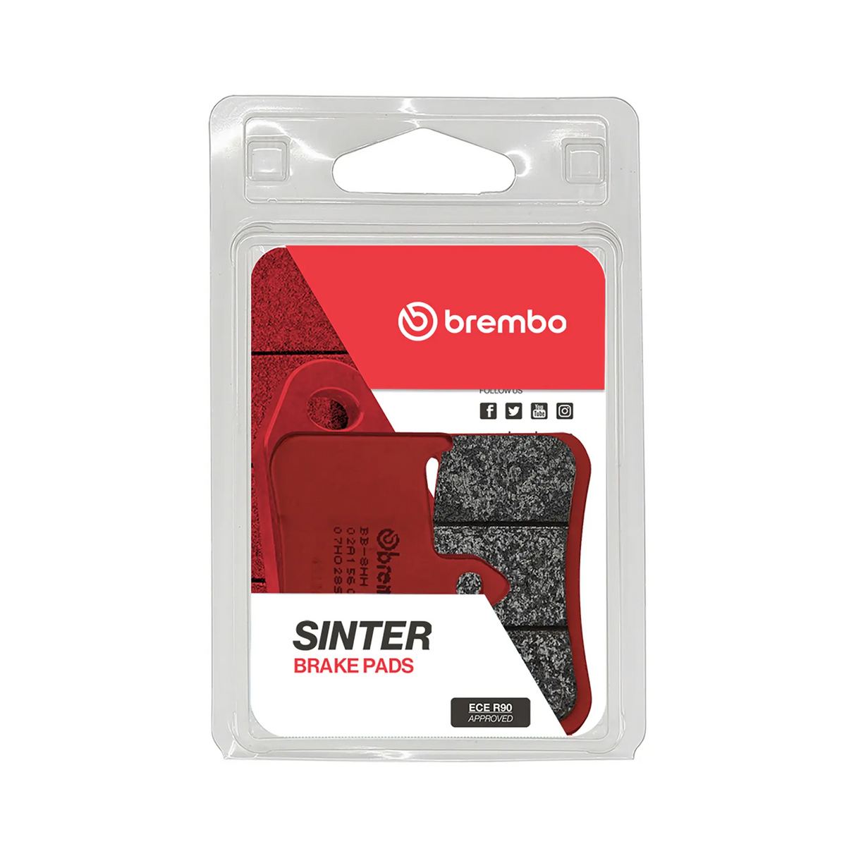 Brembo B-07HO28SA Road (SA) Sintered Front Brake Pad (07HO28.SA)