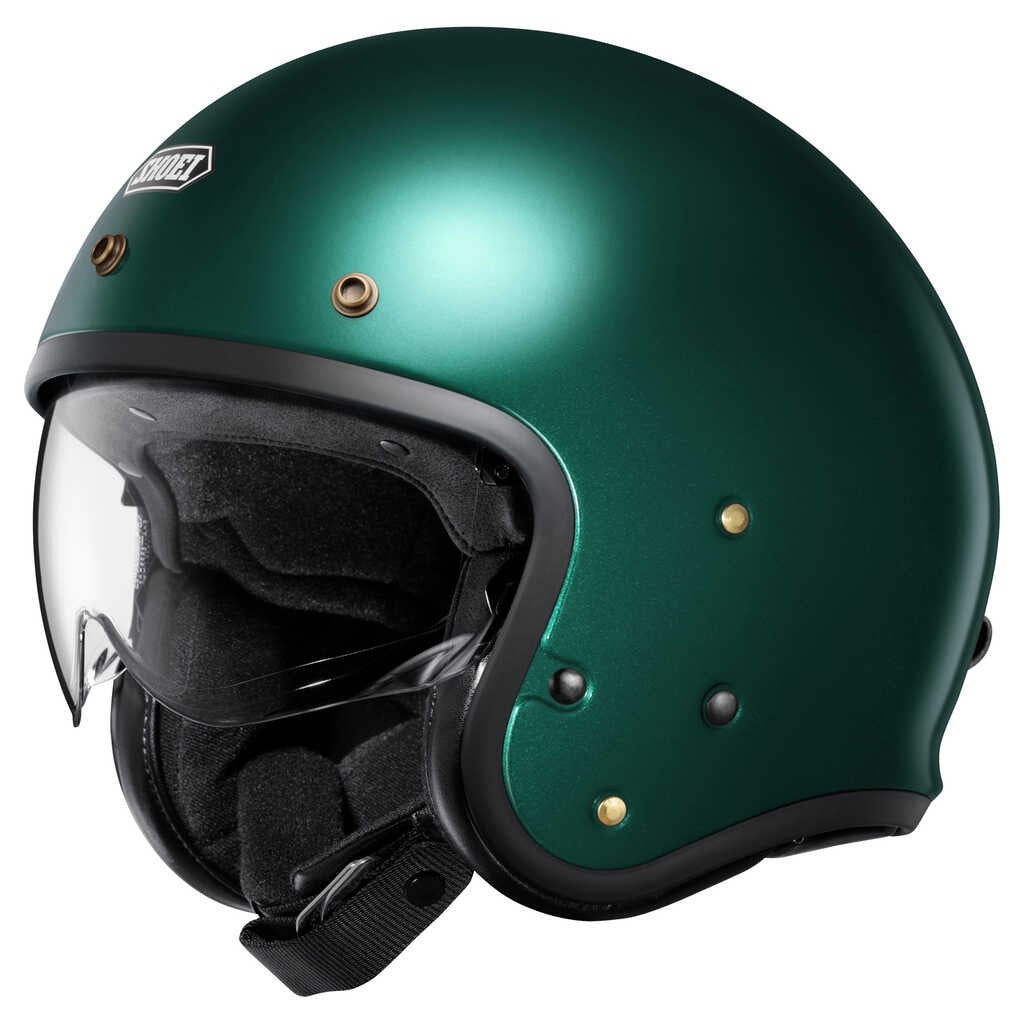 Shoei J.O2 British Green Helmet