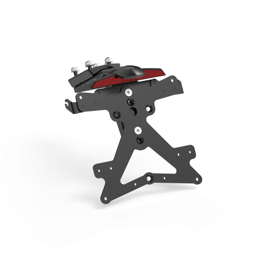 Rizoma Fox License Plate Support Kit Black for Kawasaki Z1000 14-20