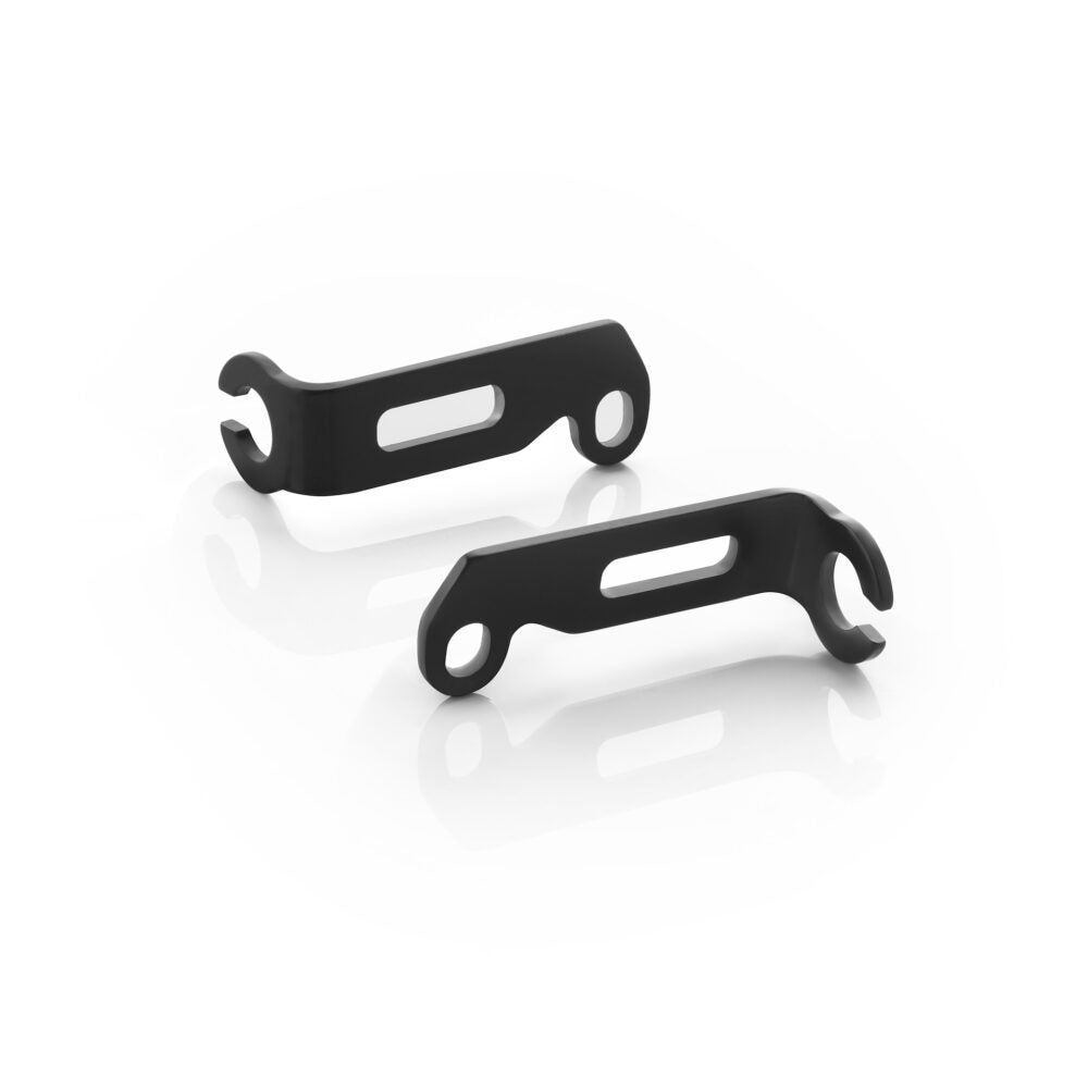 Rizoma Indicator Mounting Adapters Black for Rizoma Leggera Turn Signals