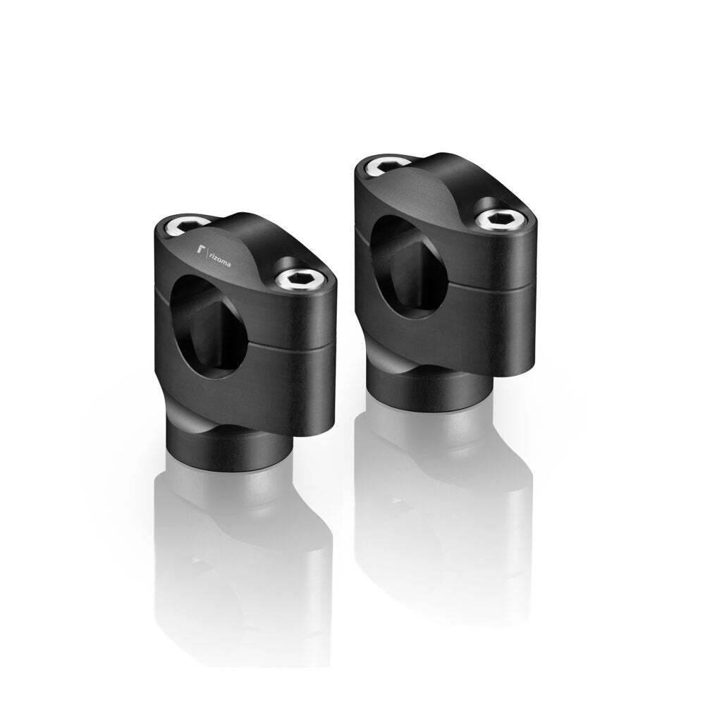Rizoma 1 1/8" x 42mm Handlebar Risers Black
