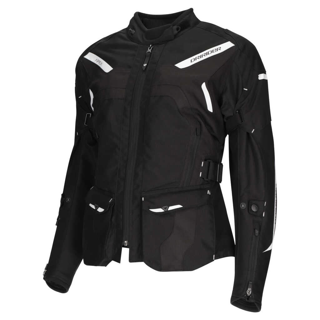 DriRider Apex 6 Grey/White/Black Womens Textile Jacket