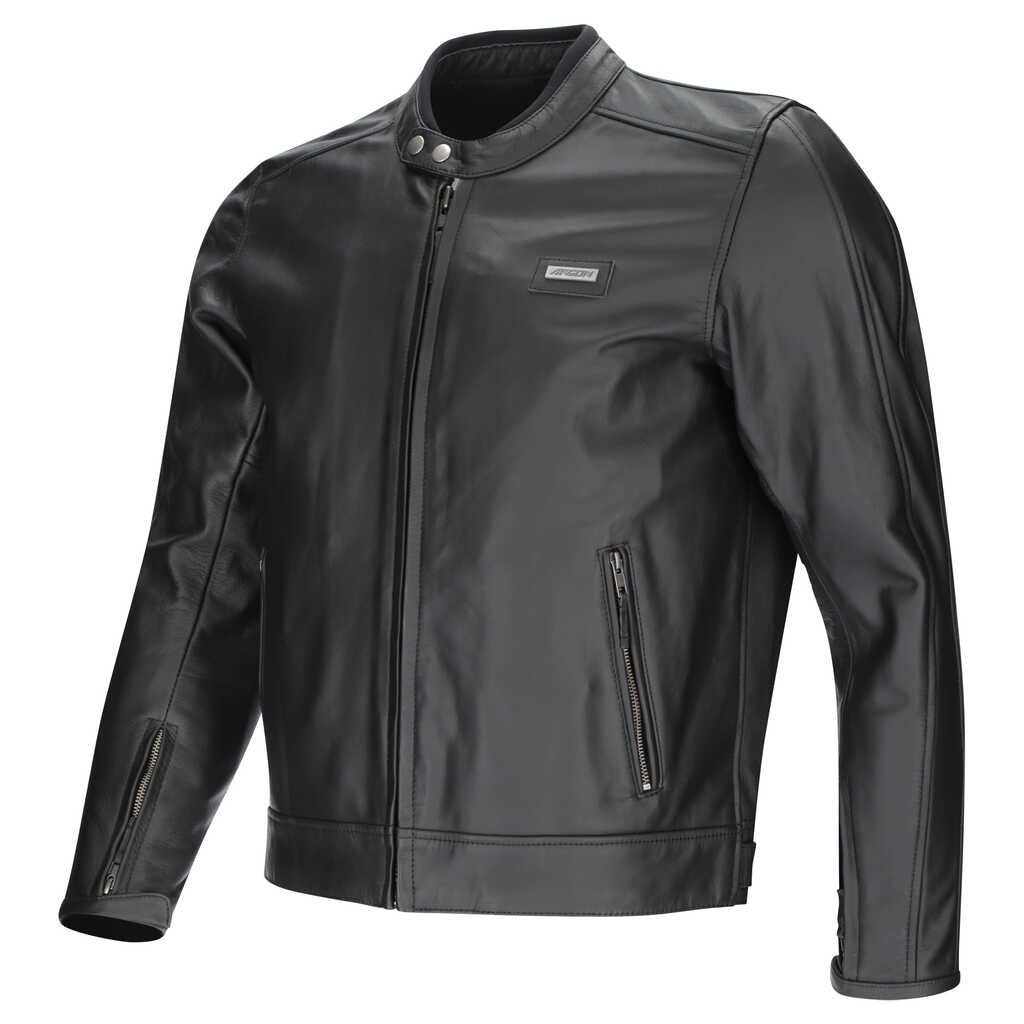 Argon Forge 2 Black Leather Jacket