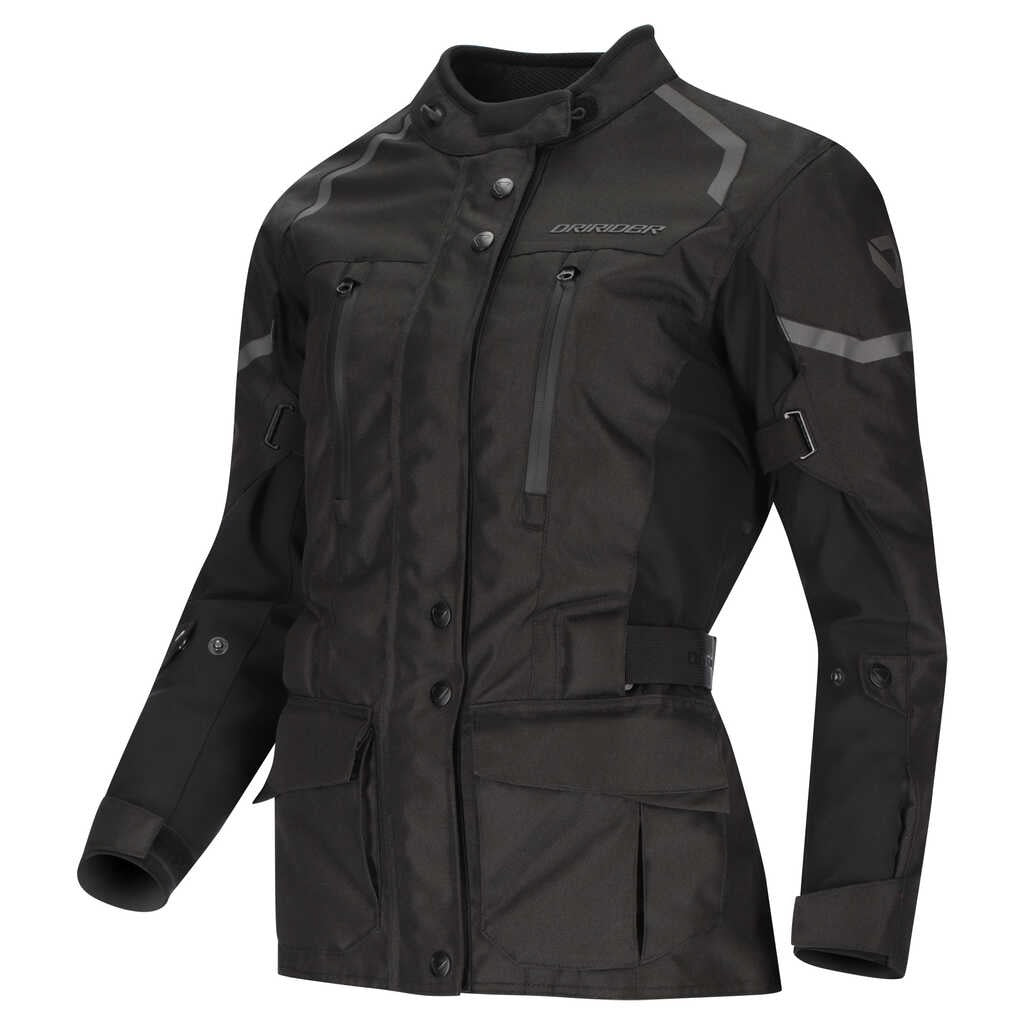 DriRider Compass V Black/Black Textile Jacket
