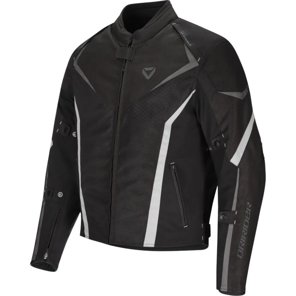 DriRider Origin 2 Black/White Textile Youth Jacket