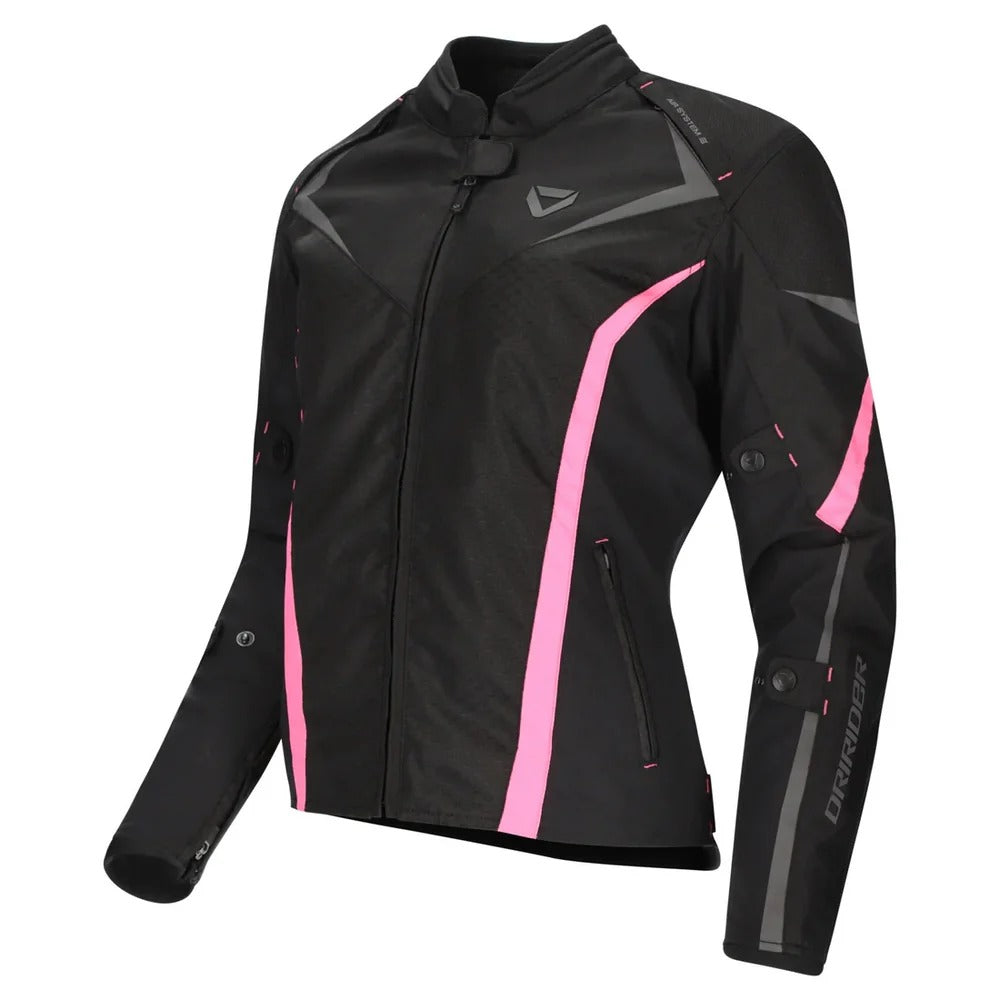 DriRider Origin 2 Black/Pink Textile Youth Jacket