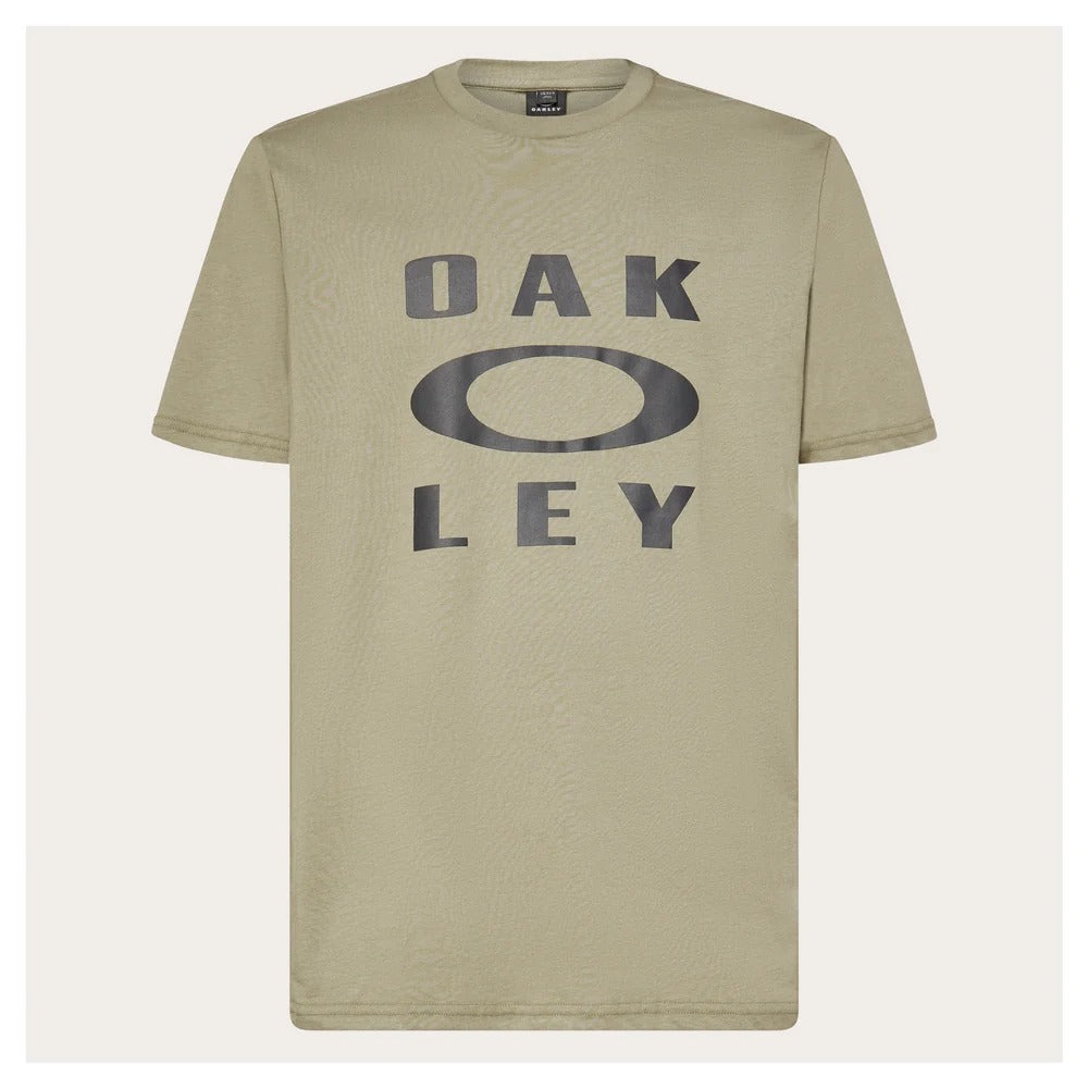 Oakley Bark Ellipse Boulder Green Tee