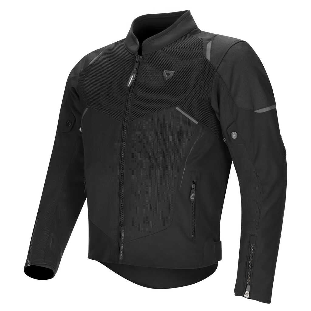 DriRider Air-Ride Pro Black/Black Womens Textile Jacket
