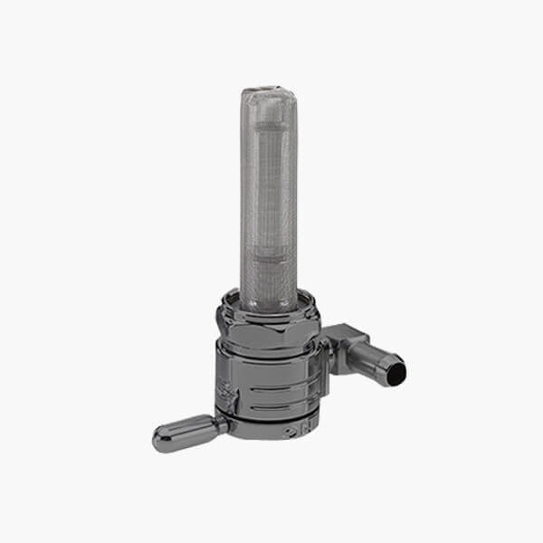 Golan Products Inc GP-76-312B-BLK High-Flow Petcock w/22mm Thread & 5/16" Backward Facing Fuel Outlet Black for Harley-Davidson Softail 84-06/Dyna 91-06/FXR 82-94/Touring 88-06/Sportster 75-06/4 Speed Big Twin 75-86
