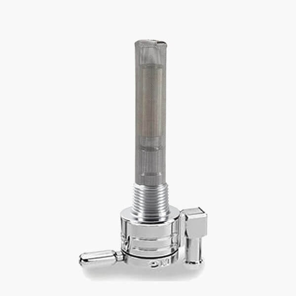 Golan Products Inc GP-75-516D Fuel Tap/Petcock w/3/8" NPT Thread & 5/16" Downward Facing Fuel Outlet Chrome