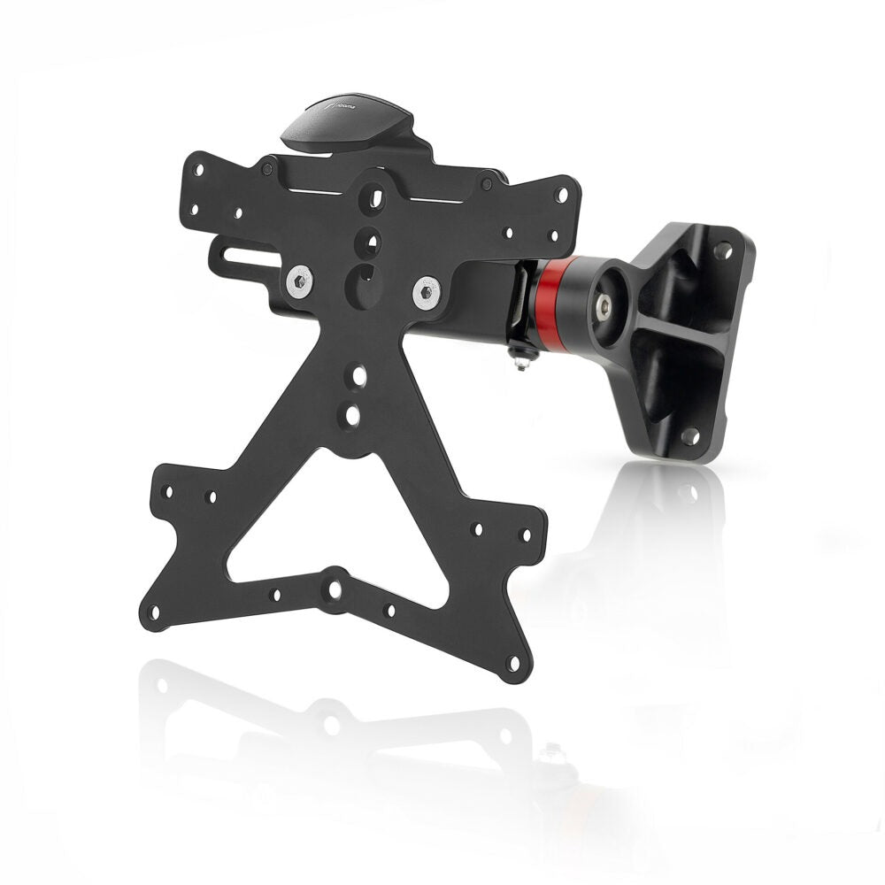 Rizoma Outside Street License Plate Support Kit Black for Ducati Diavel