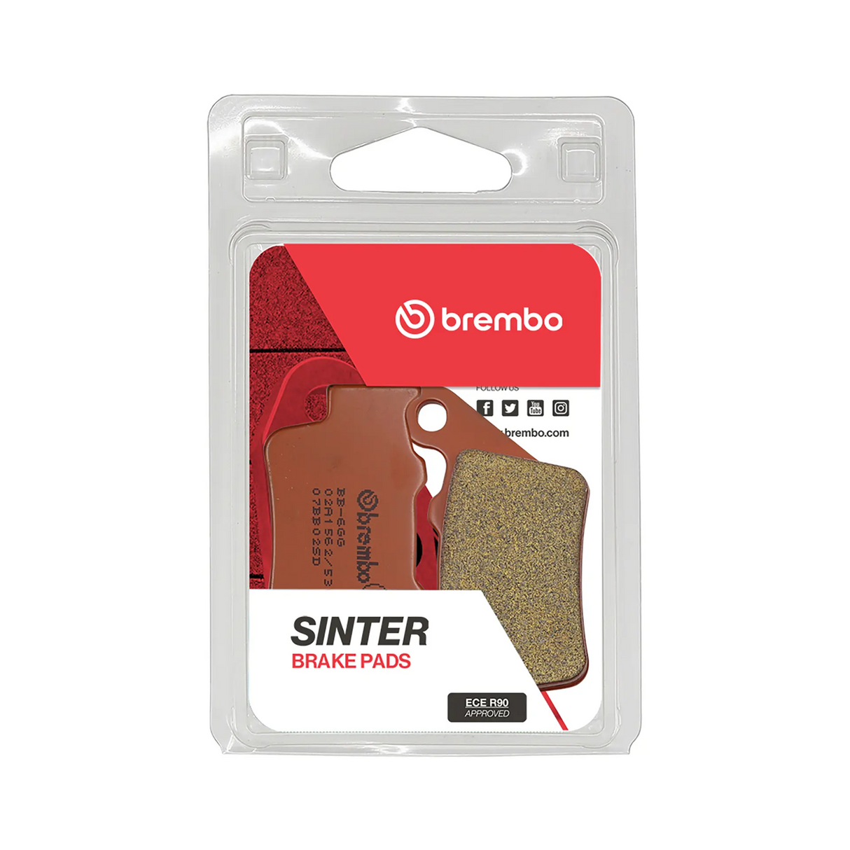 Brembo B-07BB02SD Off Road (SD) Sintered Rear Brake Pad (07BB02.SD)