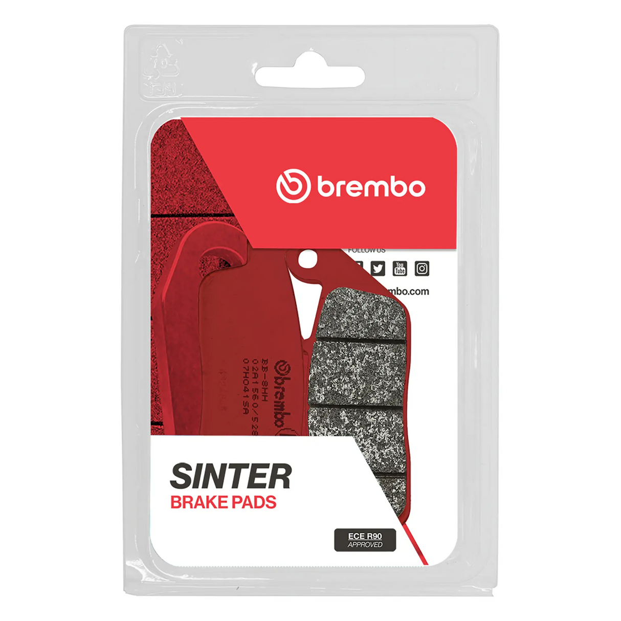 Brembo B-07HO41SA Road (SA) Sintered Front Brake Pad (07HO41.SA)