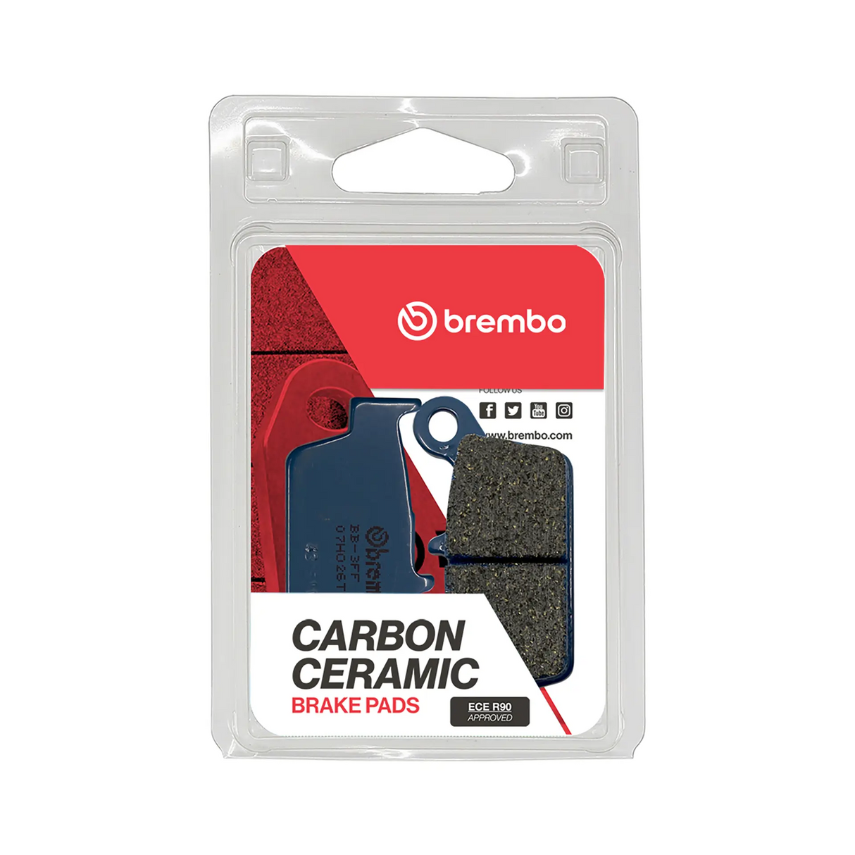 Brembo B-07HO26TT Off Road (TT) Carbon Ceramic Rear Brake Pad (07HO26.TT)