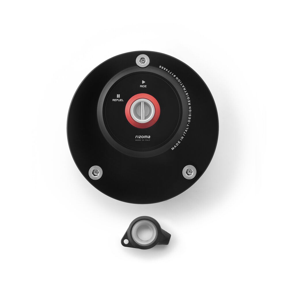 Rizoma Gas Cap Black for most Yamaha Models