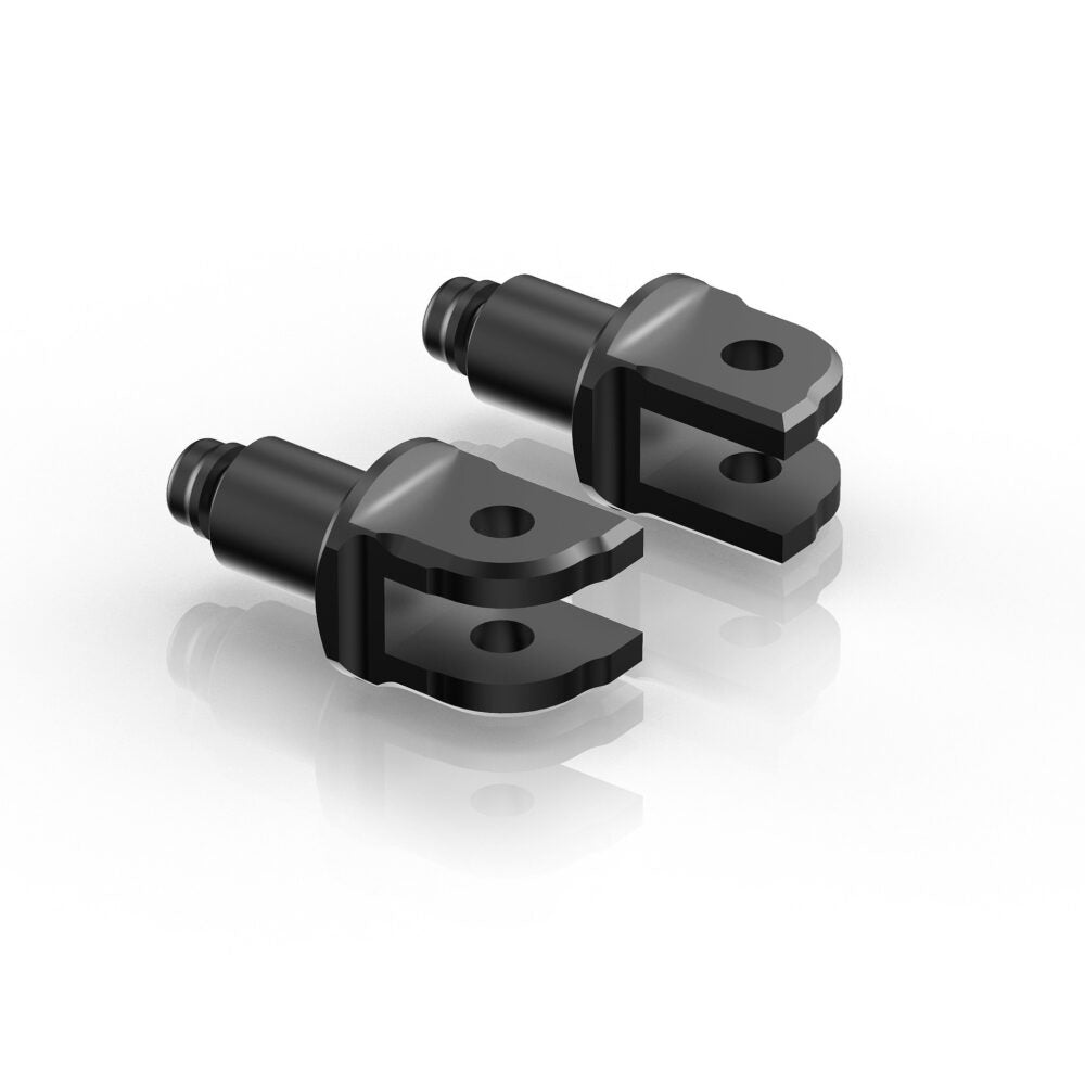 Rizoma PRO/B-PRO/Street Rider Footpeg Adaptors Black for Suzuki GSX-R 600/GSX-R 750/GSX-R1000/GSX-S 1000/GSR 750/GSX-S 750