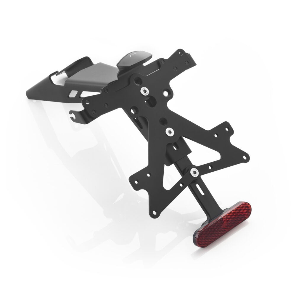 Rizoma Fox License Plate Support Kit Black for Kawasaki Z650 17-20