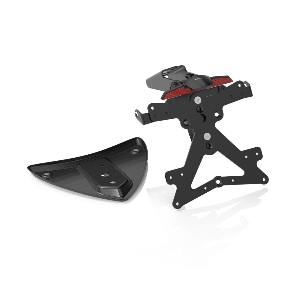 Rizoma Fox License Plate Support Kit Black for BMW S 1000 R 14-20/S 1000 RR 09-20