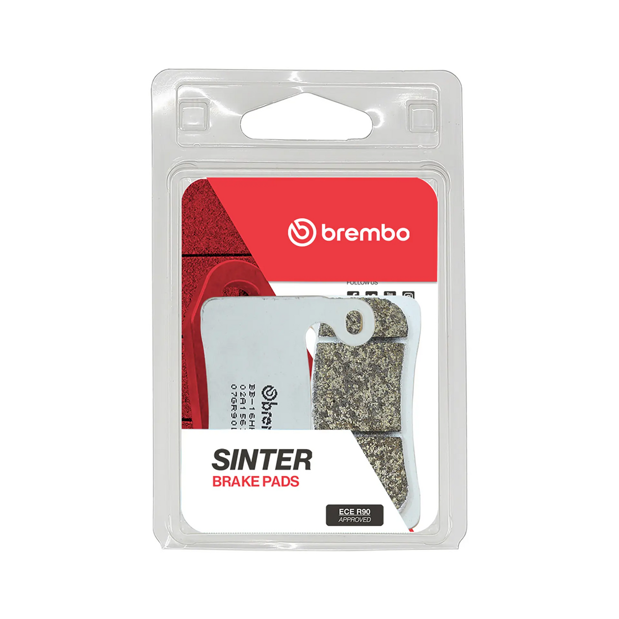 Brembo B-07GR90LA Road (LA) Sintered Front Brake Pad (07GR90.LA)