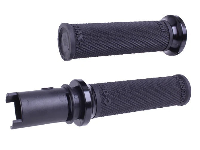 ODI Grips ODI-V30HTCB-B Ruffian Lock-On Handgrips Black/Black for Harley-Davidson CVO Touring 23-Up/Street Glide/Road Glide 24-Up/Touring/Softail 25-Up