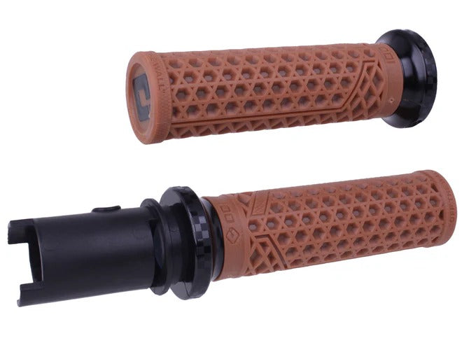 ODI Grips ODI-V31VHTCGR-BC Vans Signature Lock-On Handgrips Gum Rubber/Black Checker for Harley-Davidson CVO Touring 23-Up/Street Glide/Road Glide 24-Up/Touring/Softail 25-Up