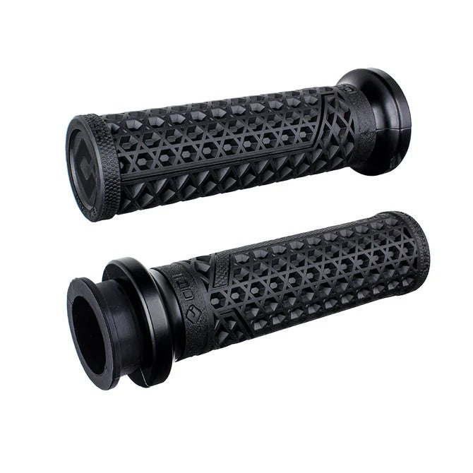 ODI Grips ODI-V31VITWB-MB Vans Signature Lock-On Handgrips Black/Black for Indian Touring 18-Up
