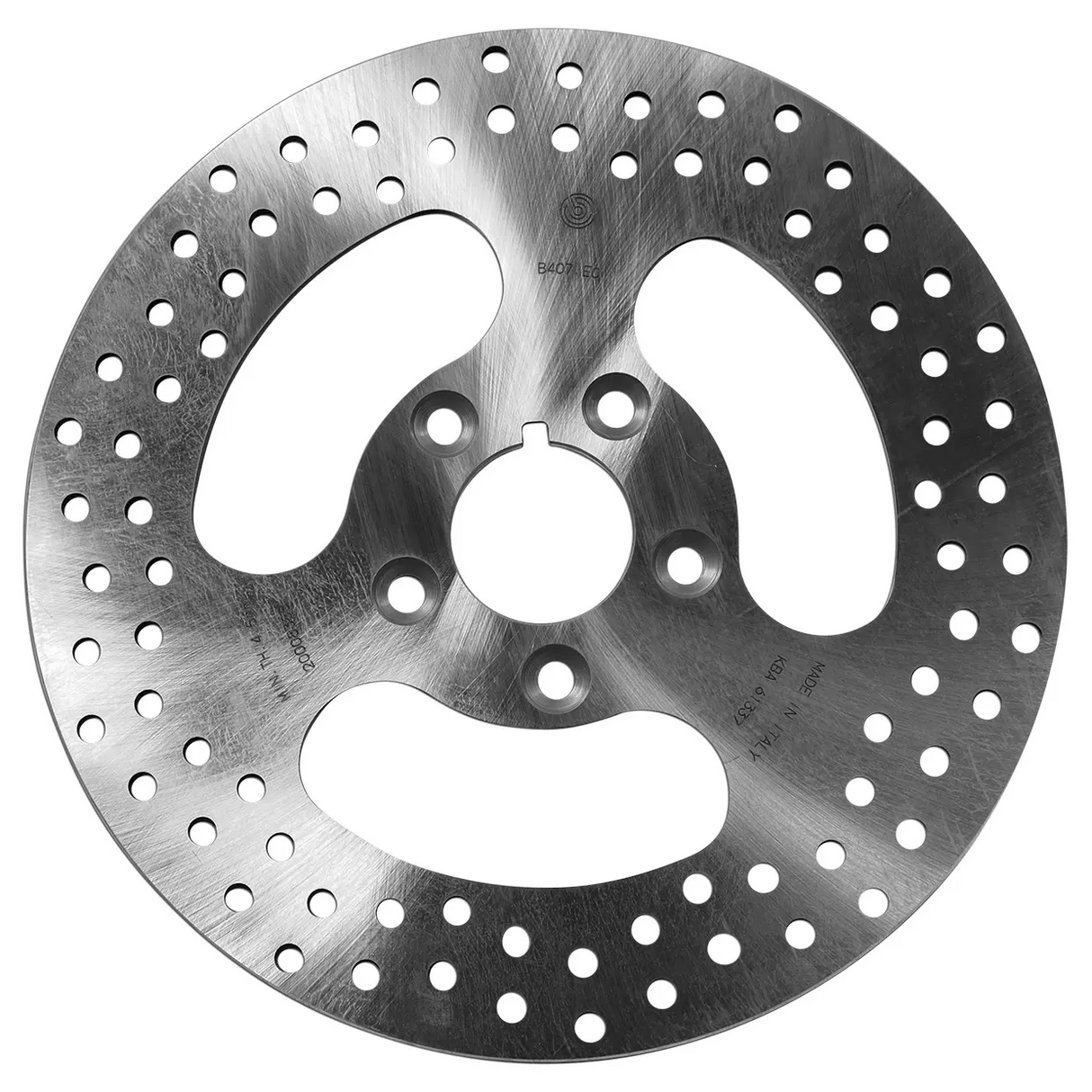 Brembo Serie Oro Fixed Rear Brake Disc for most Harley-Davidson FLHR/FLHS/FLHT/FLST/FLT/FX/XL/FXST Models