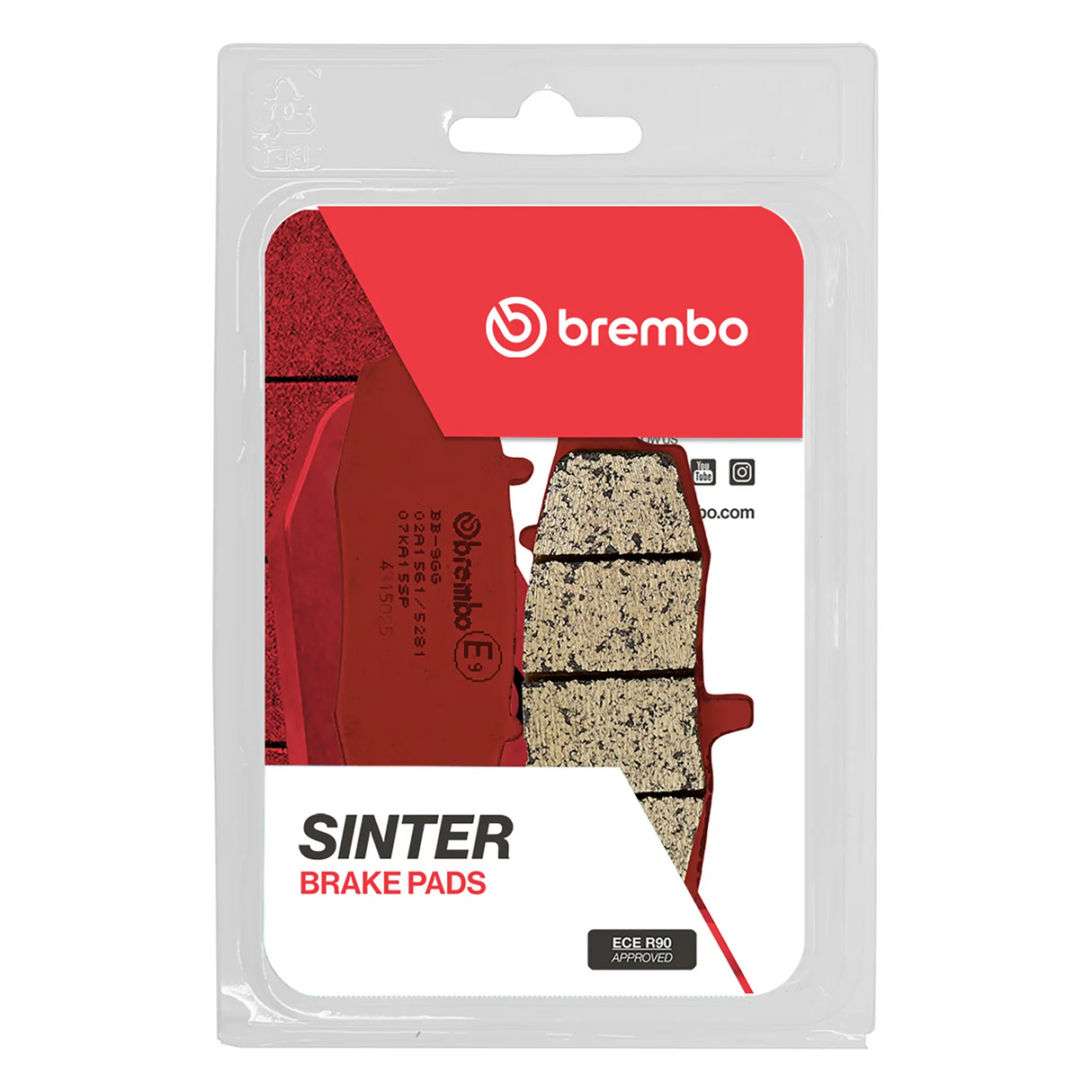 Brembo B-07KA15SP Road (SP) Sintered Rear Brake Pad (07KA15.SP)