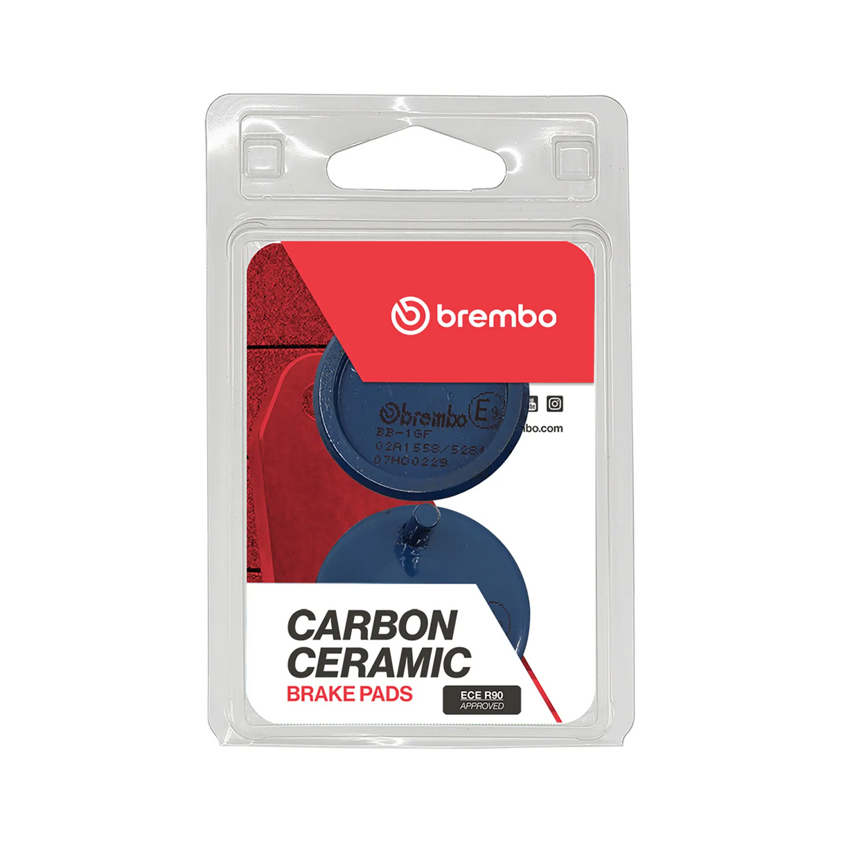 Brembo B-07HO0229 Road (29) Carbon Ceramic Front Brake Pad (07HO02.29)