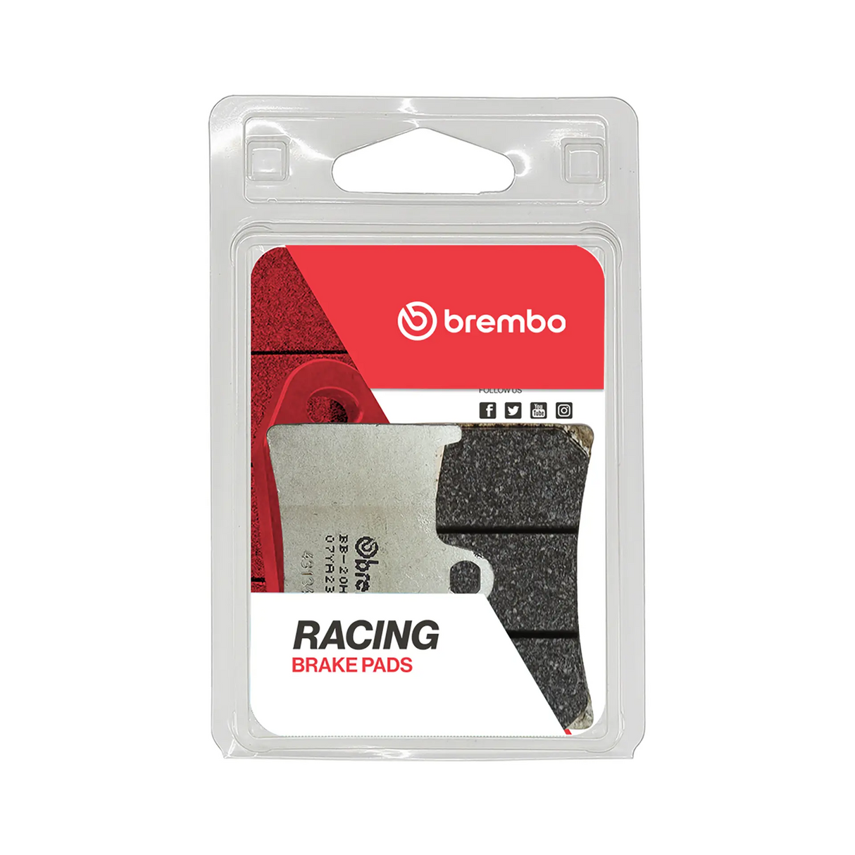 Brembo B-07YA23RC Racing (RC) Carbon Ceramic Front Brake Pad (07YA23.RC)