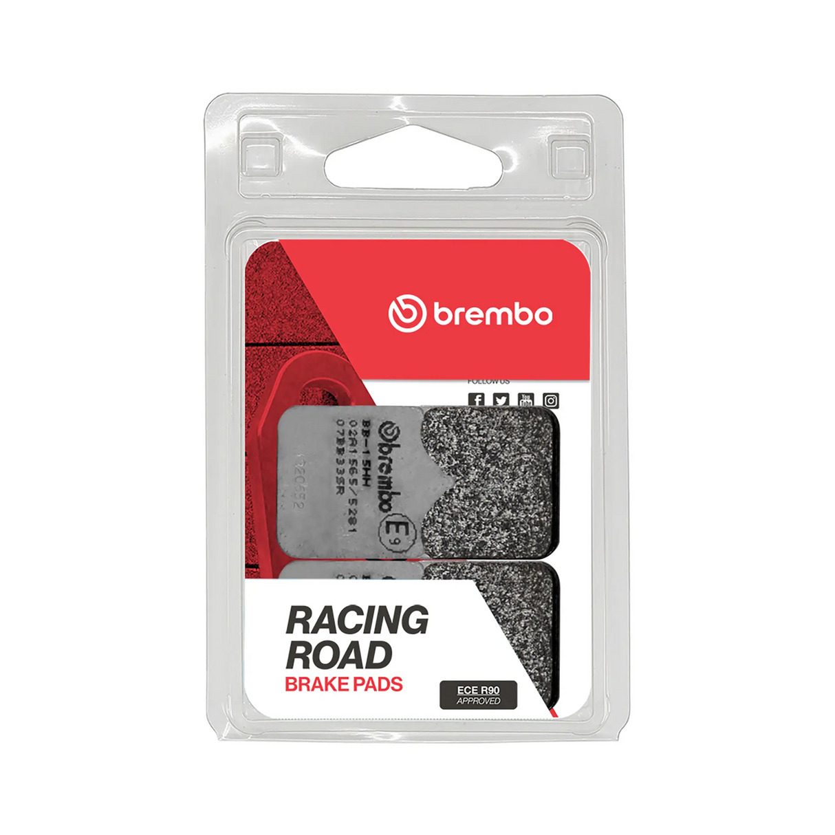 Brembo B-07BB33SR Racing Road (SR) Sintered Front Brake Pad (07BB33.SR)
