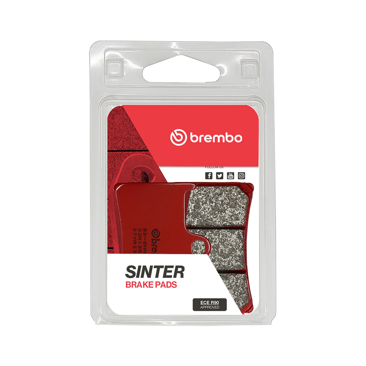 Brembo B-07YA23SA Road (SA) Sintered Front Brake Pad (07YA23.SA)