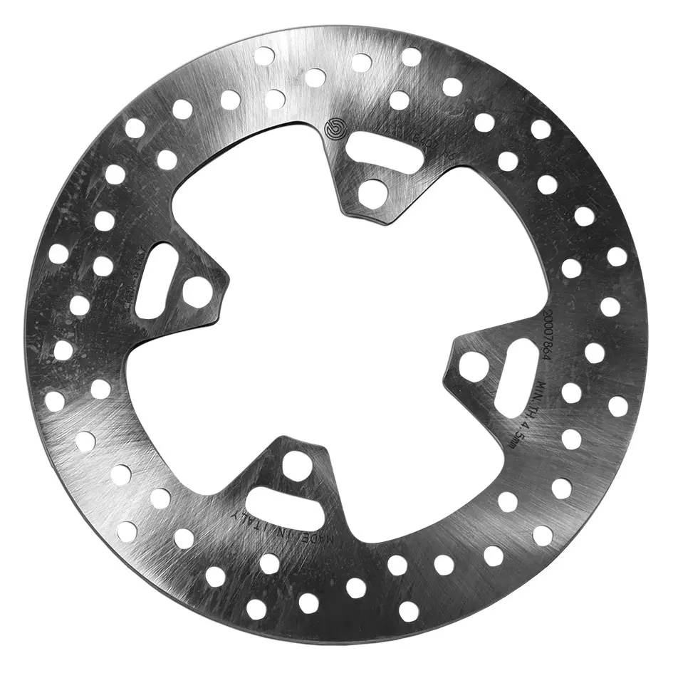 Brembo Serie Oro Floating Rear Brake Disc for Triumph Daytona 675 06-Up/Street Triple 765 R 23-Up/Street Triple 765 RS 22-Up/Street Triple RS/Street Triple S 17-Up
