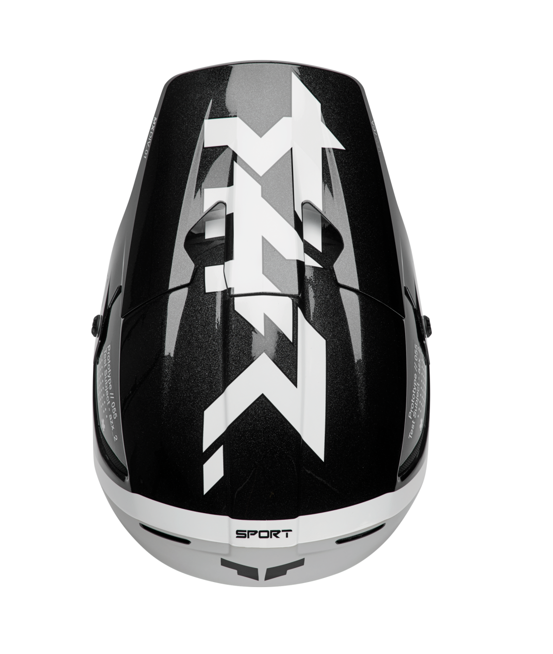Thor 2026 Reflex Sport Riot Matte Black/White Helmet