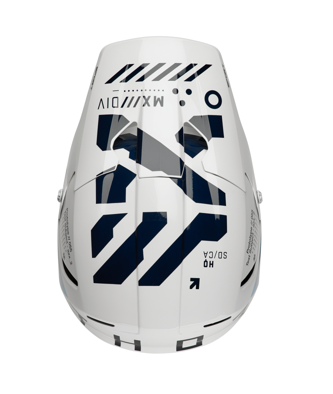 Thor 2026 Reflex Sport Strike Gloss Navy/Acid Helmet