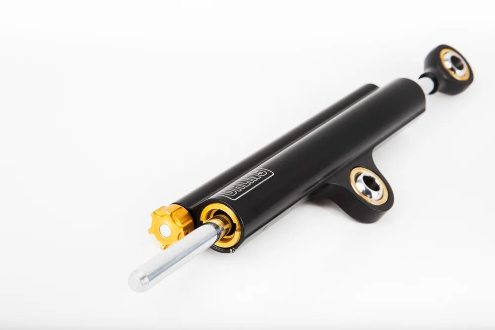 Ohlins SD 068 Blackline Steering Damper for Ducati Panigale V2 20-23/Panigale V4 18-23/959 Panigale 16-19/1299 Panigale 15-17/899 Panigale 14-15/1199 Panigale 12-14