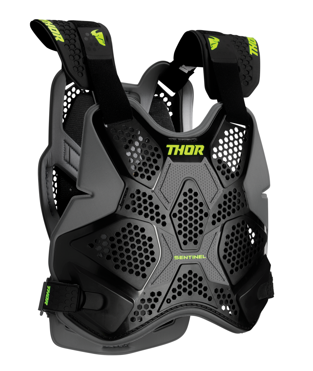 Thor 2026 Sentinel Pro Black Chest Guard