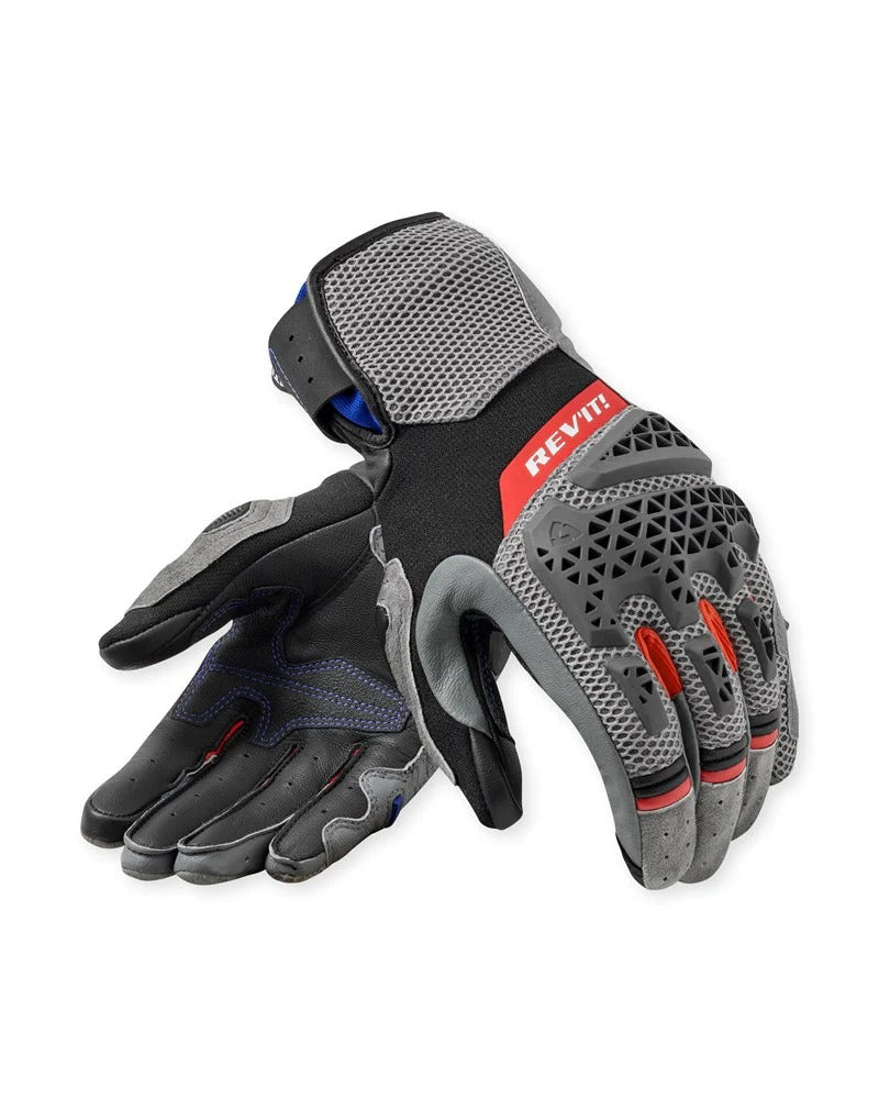 REV'IT! Sand 5 Grey/Red Womens Gloves