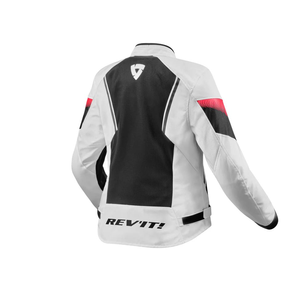 REV'IT! Control Air H2O White/Black Womens Textile Jacket