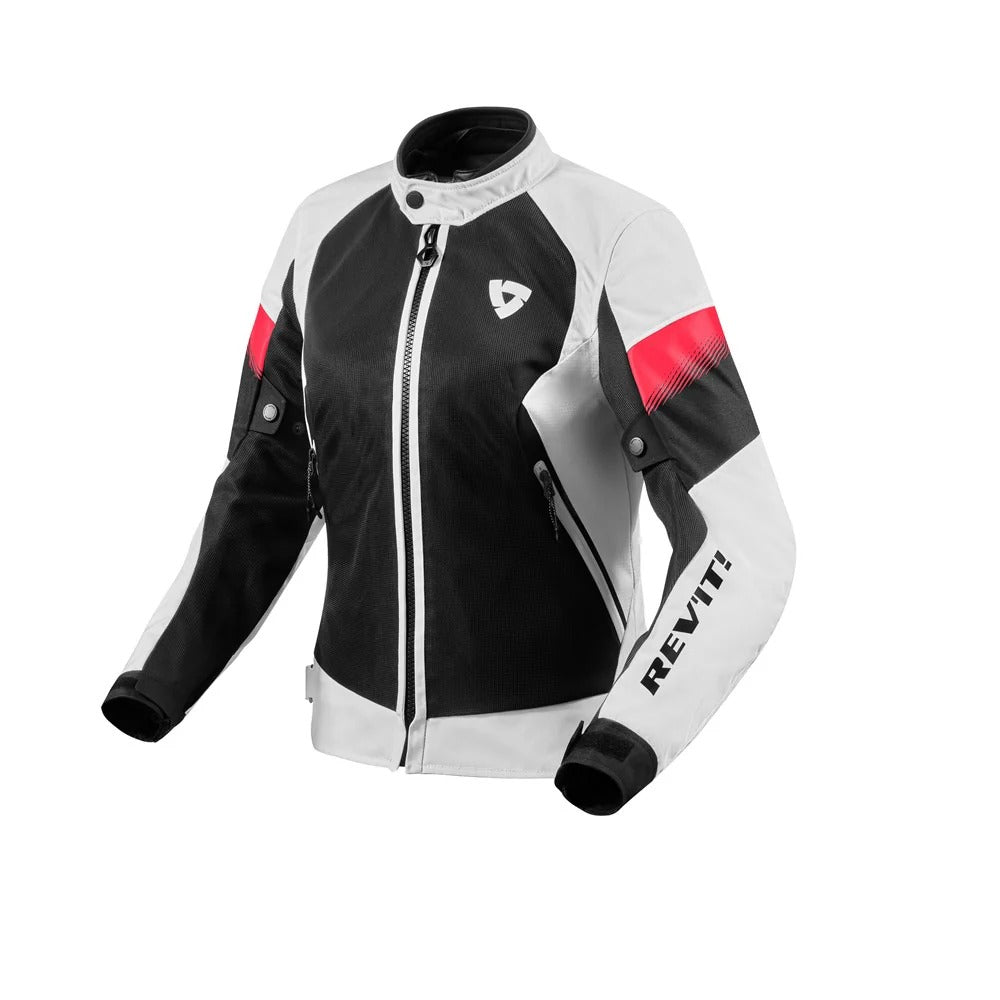 REV'IT! Control Air H2O White/Black Womens Textile Jacket