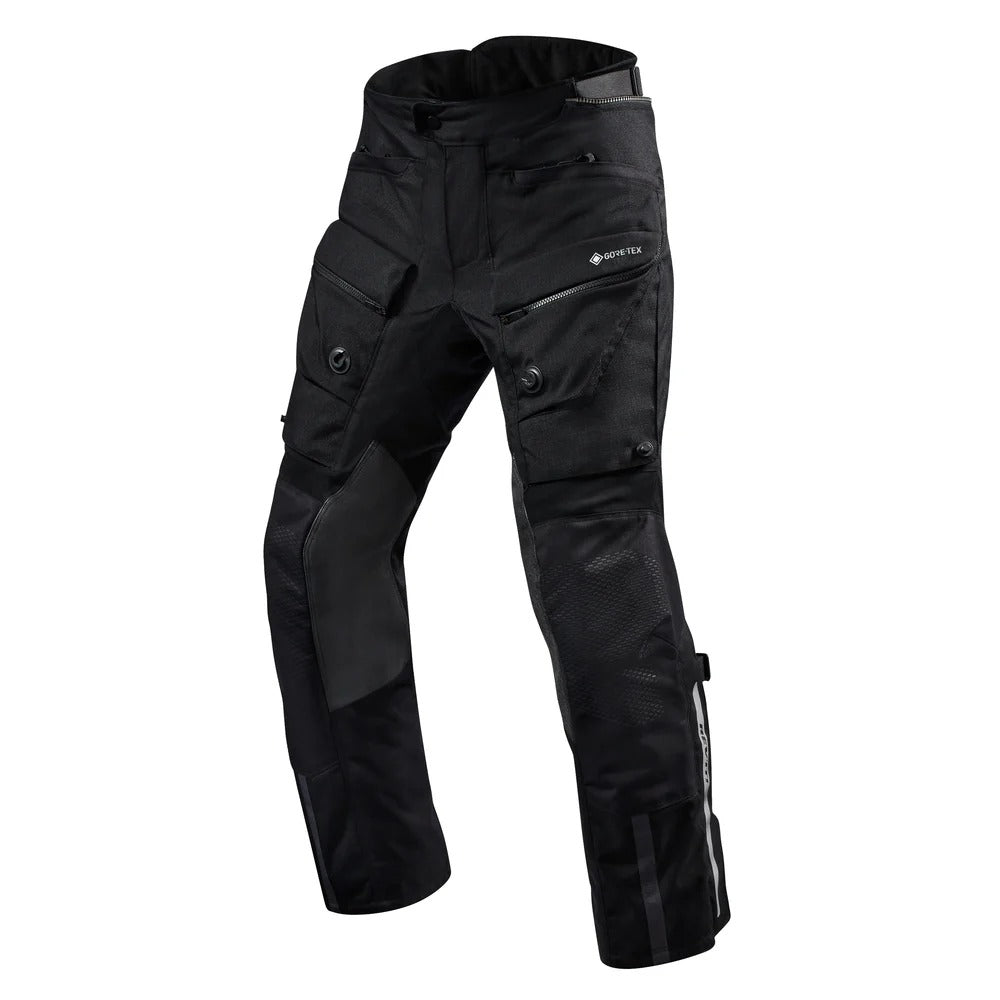 REV'IT! Defender 3 GTX Black Standard Leg Textile Pants