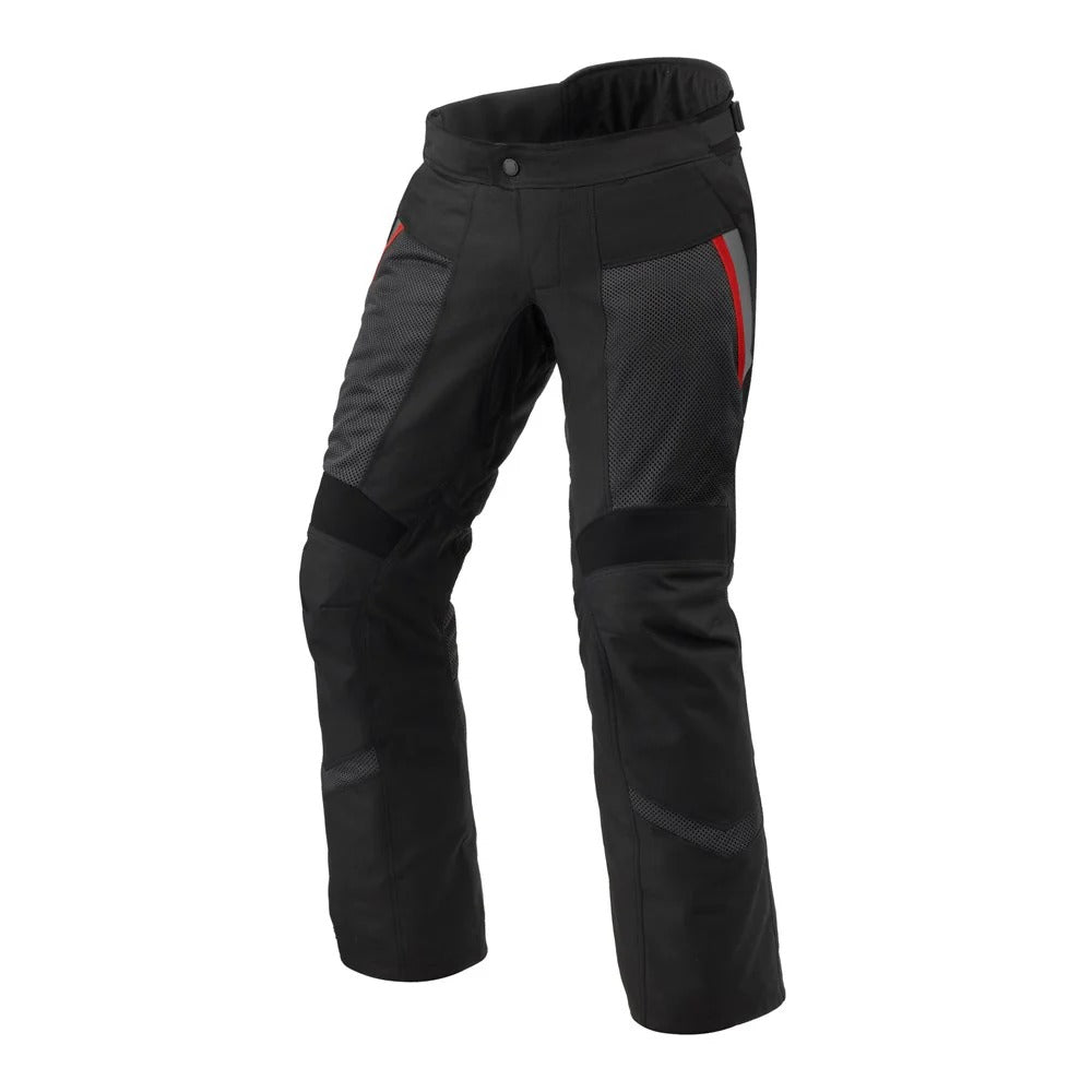 REV'IT! Tornado 4 H2O Black Short Leg Textile Pants
