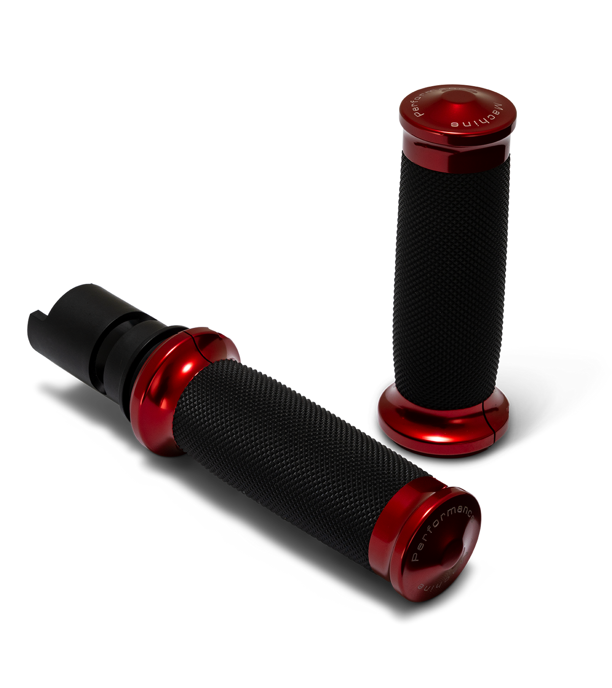 Performance Machine P00632105MR Contour Handgrips Red for Harley-Davidson CVO Touring 23-Up/Street Glide/Road Glide 24-Up/Touring/Softail 25-Up