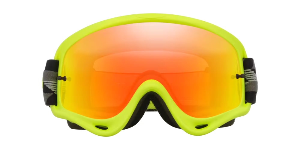 Oakley O-Frame MX Goggles w/Black Empire Strap & Fire Iridium Lenses