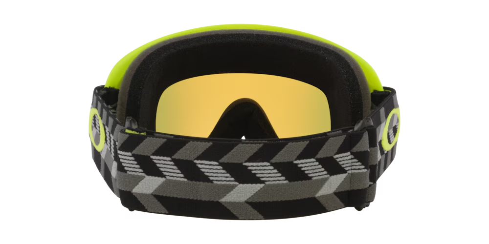 Oakley O-Frame MX Goggles w/Black Empire Strap & Fire Iridium Lenses
