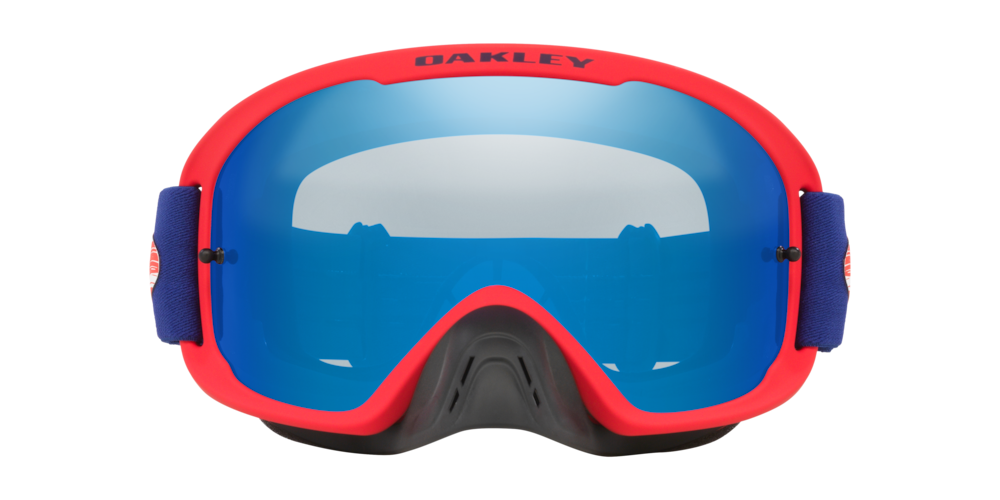 Oakley O-Frame 2.0 PRO MX Goggles w/Team Red Strap & Black Ice Iridium Lenses